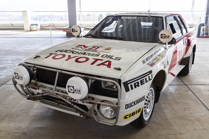 ル・マン参戦車両やWRC参戦車両の展示
