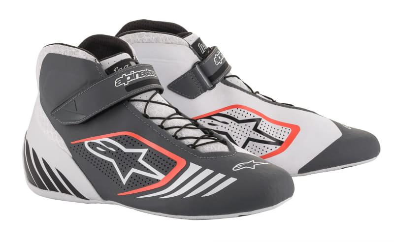 「TECH-1 KX SHOES」2133 WHITE GRAY RED FLUO（税別2万4800円）