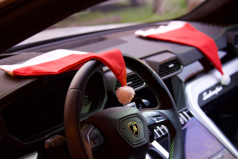 サンタキャップが用意され、そのほのぼのとした雰囲気につい笑顔がこぼれる