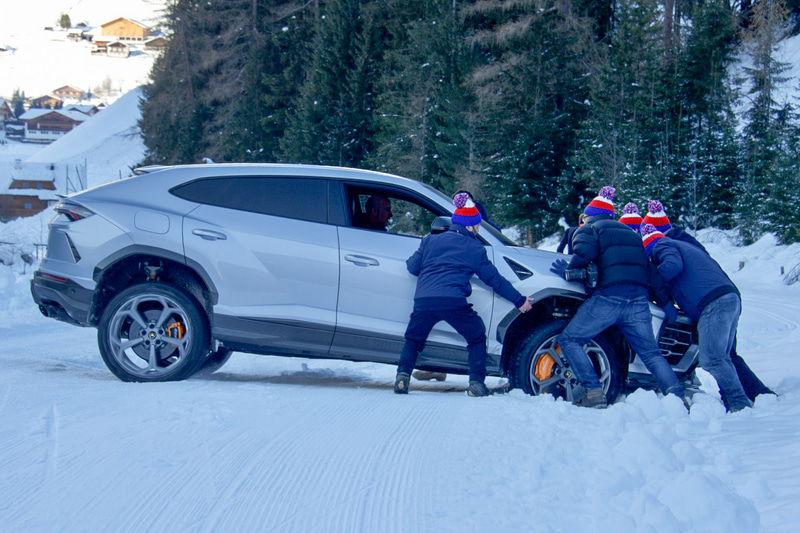 雪のアルプスロードを快適（？）にドライブ