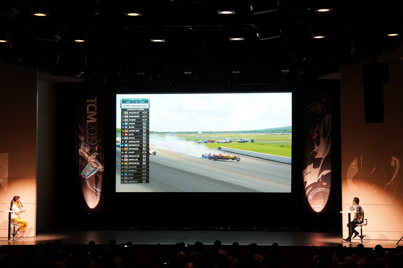 ポコノではスタート後にクラッシュ