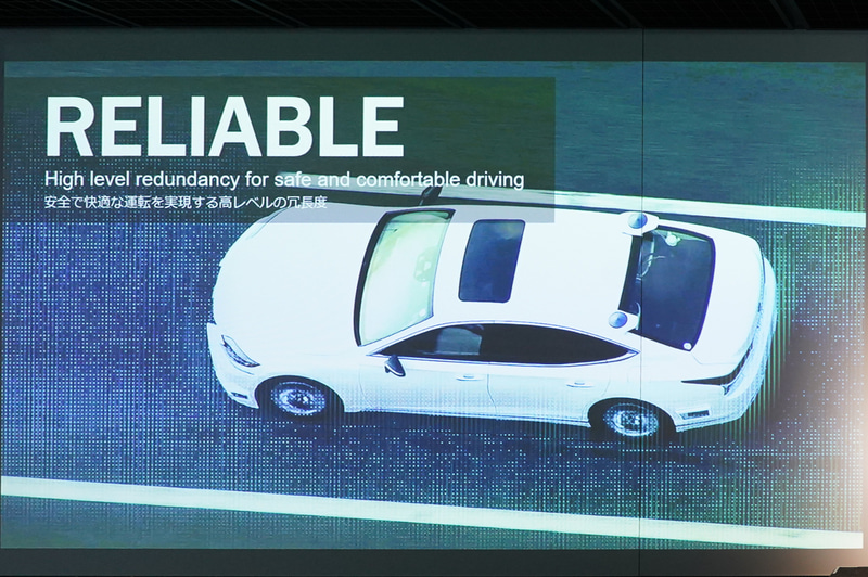 リライアブル（信頼性）：電源、ブレーキ、アルゴリズムなども含めて冗長性を確保