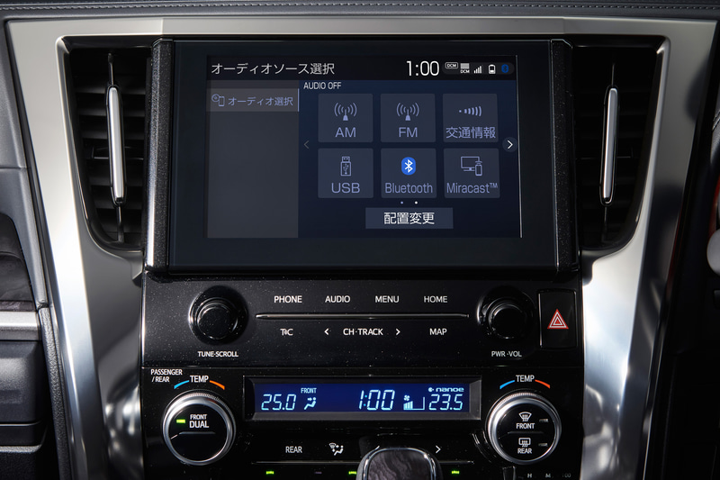 ディスプレイオーディオ（アルファード）