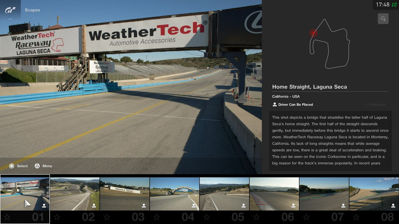 「スケープス」の特集に「ラグナ・セカ-コークスクリュー!」を追加
