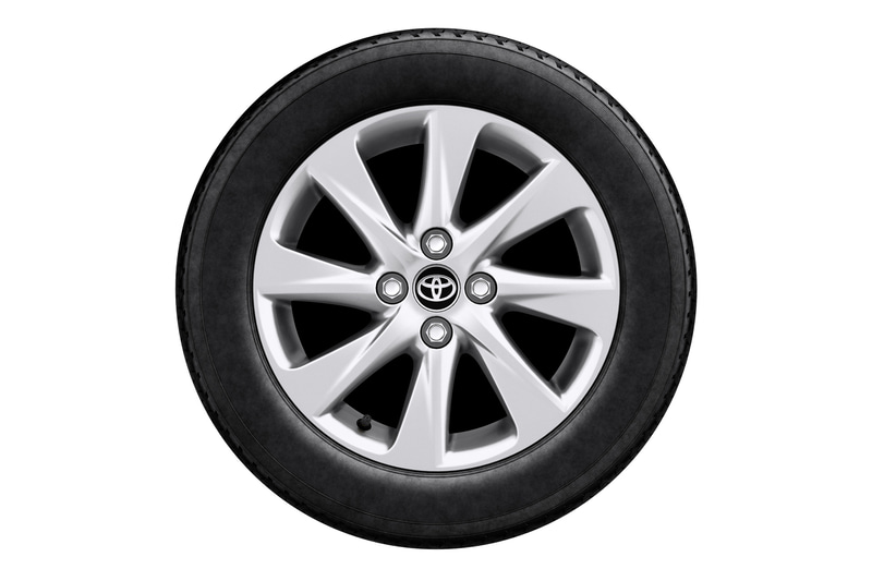 HYBRID GとG（1.5リッター車）にオプション設定する185/60R15タイヤ＆アルミホイール