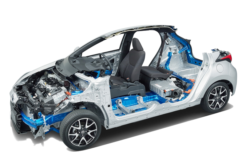 新型ヤリスはコンパクトカー向けのGA-Bプラットフォームを採用