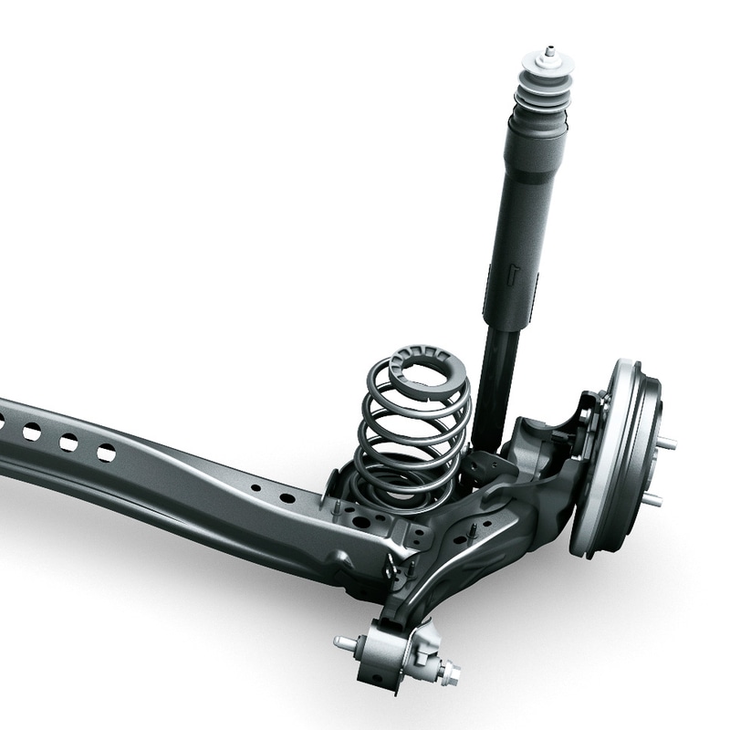 2WD（FF）のリアサスペンションはトーションビーム式