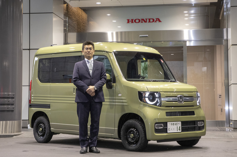 N-VANの開発責任者である株式会社本田技術研究所 オートモービルセンター 商品企画室 主任研究員 古舘茂氏。ご本人もN-VANオーナーだ