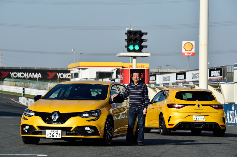 筑波サーキットを舞台とした試乗会でメガーヌ ルノー・スポール トロフィーの真価を試す