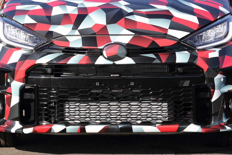 GR ヤリス プロトタイプ。細部は変更もあるだろう