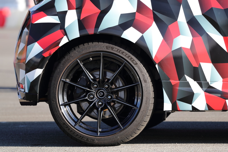 GR ヤリス プロトタイプ。細部は変更もあるだろう