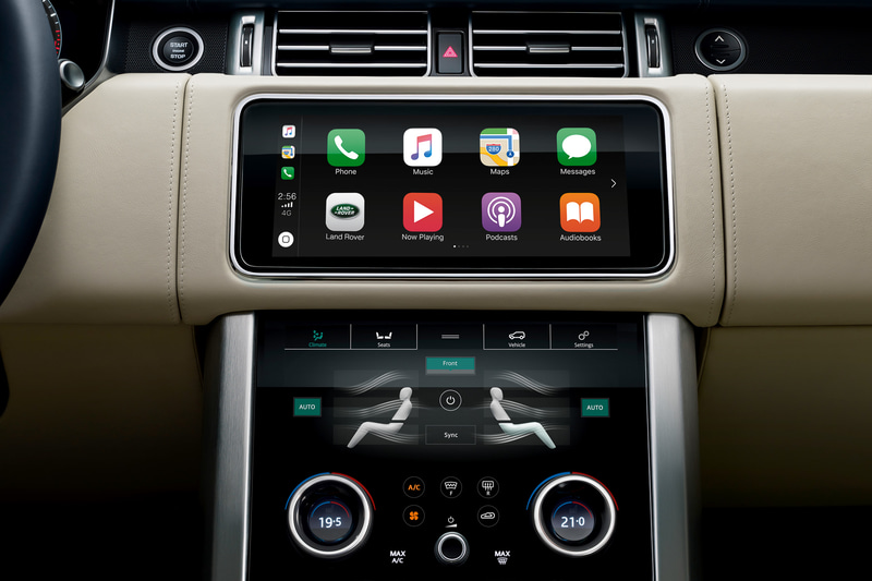 レンジローバーのインテリア