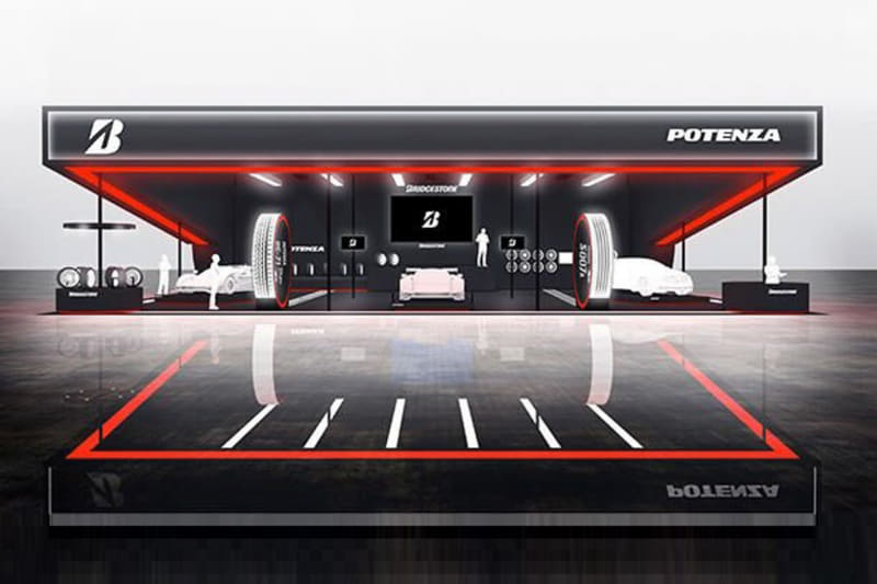 ブリヂストンブースのイメージイラスト