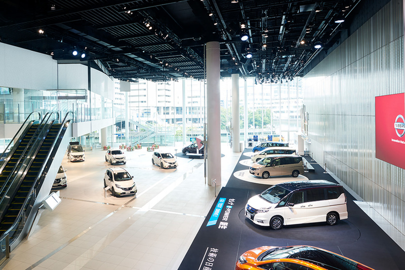 日産グローバル本社ギャラリー館内