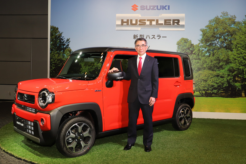 スズキが新型「ハスラー」発表会を開催