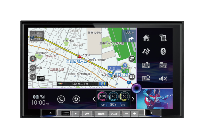 Quad View搭載モデルの9インチAVナビゲーション「NXV997D」