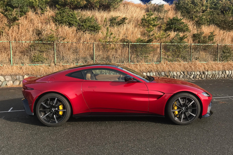 JAIA試乗会で乗ったアストンマーティン「ヴァンテージ」。凄いクルマで乗りやすかったが、手作り感が薄くなってチョット寂しい