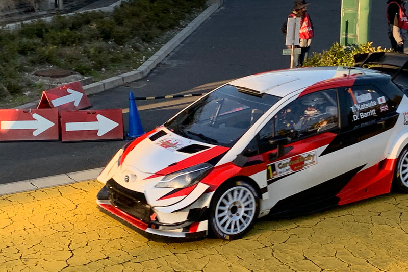 セントラルラリー。勝田貴元選手のヤリスWRC