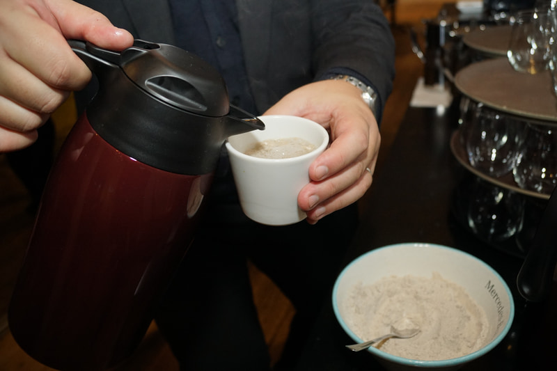 自分好みの濃さでそば湯を作れる