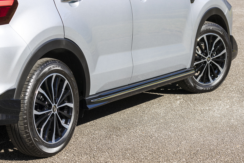 メッキタイプのサイドストーンガード