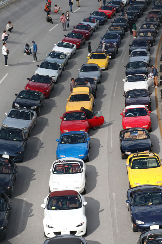 ロードスター30周年ミーティングの様子