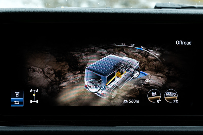 G 350 dのインテリア