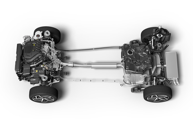 基本骨格は横置きエンジン車用プラットフォーム「MQB」を踏襲