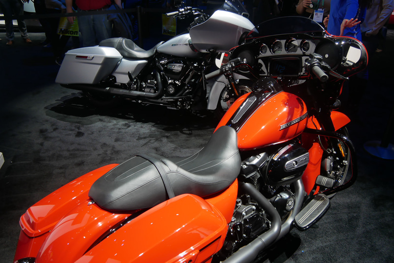 ハーレーダビッドソンのツーリングシリーズ 2020年モデルも展示した
