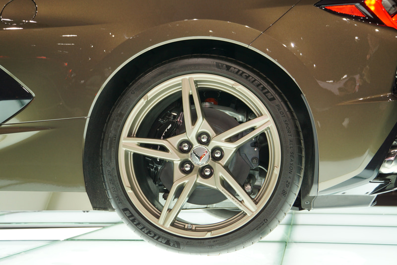 新型「シボレー コルベット」（左ハンドルの米国仕様）