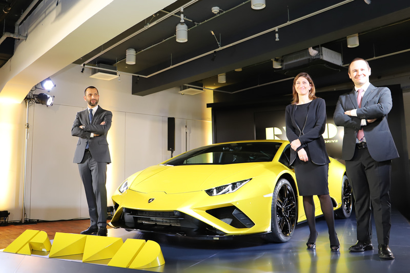 「ウラカン EVO RWD」日本初公開