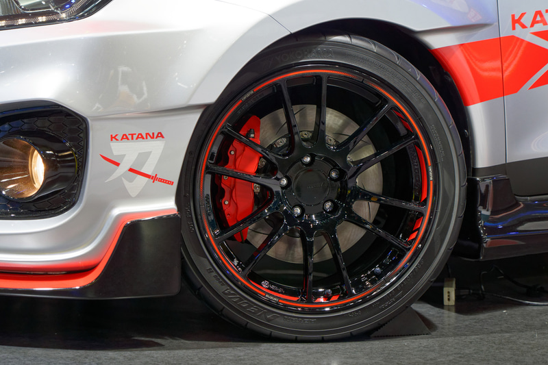 インチアップしたホイール