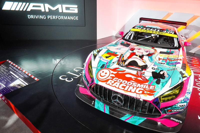 日本初公開された新型「メルセデスAMG GT3」