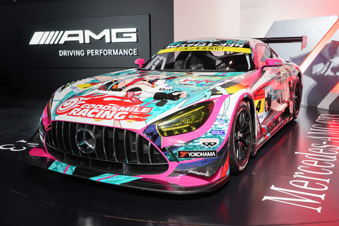 メルセデス・ベンツ、レーシングミク 2020Ver.のメルセデスAMG GT3を初展示