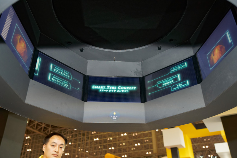 内部には視界を覆うように5つの画面が並ぶ