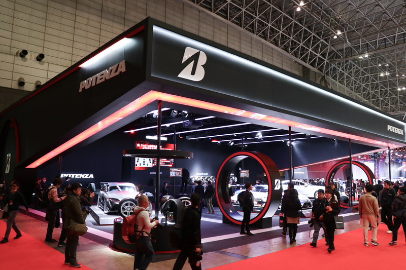 ブリヂストンのブース