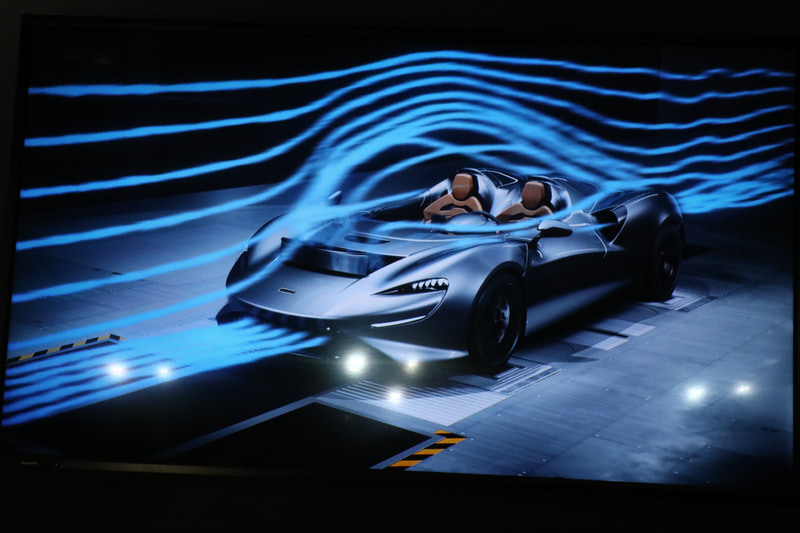 ボンネットからエアを放出するアクティブエアマネジメントで、ウインドシールドなしに非常に快適な室内空間を提供するという