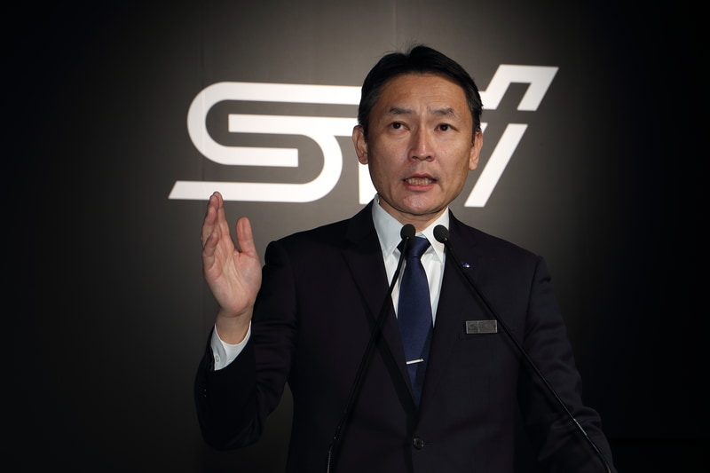 新型レヴォーグプロトタイプSTI Sport 開発責任者 五島賢PGM