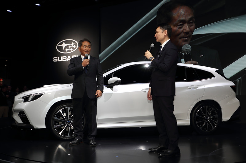 STI 辰己英治氏と開発責任者 五島賢PGM