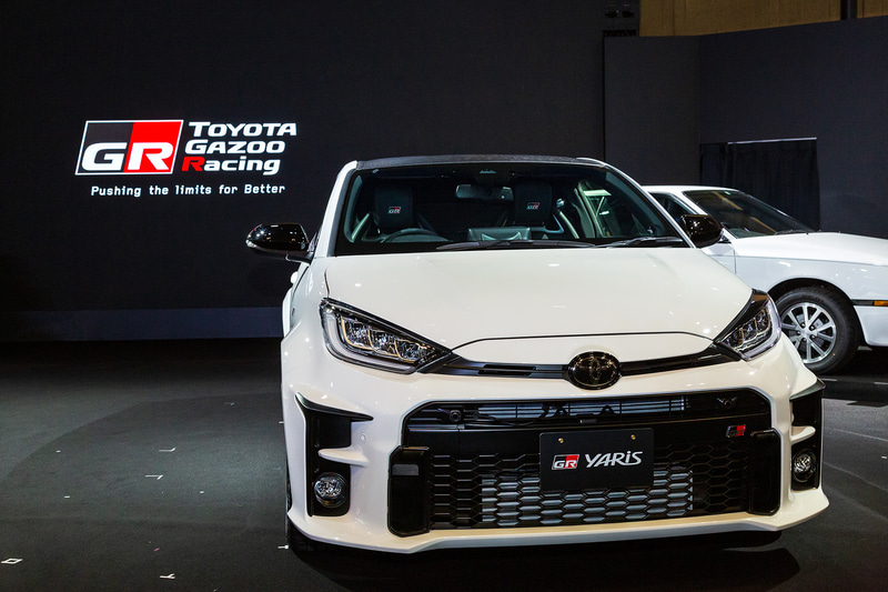 ワールドプレミアとなった「GRヤリス」