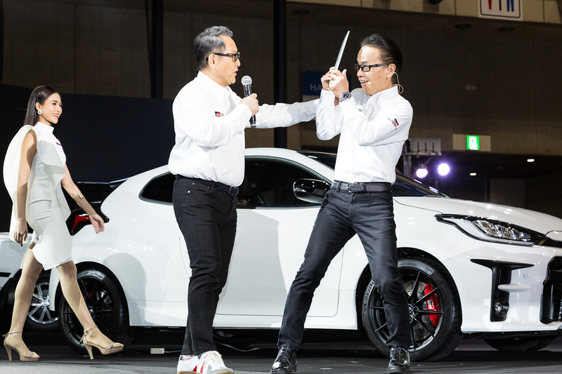 ビデオレターでの登場のみかと思われたモリゾウがサプライズで登場し、友山氏と小芝居（？）を披露