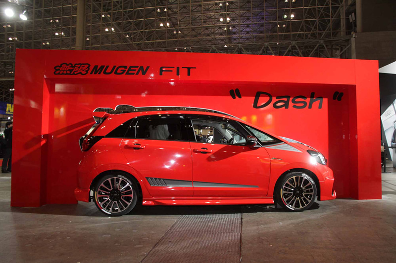 MUGEN FIT Prototype“Dash”はスポーティーな用品を装着。さまざまな道を“駆け抜ける”イメージから“Dash”という言葉で表現している