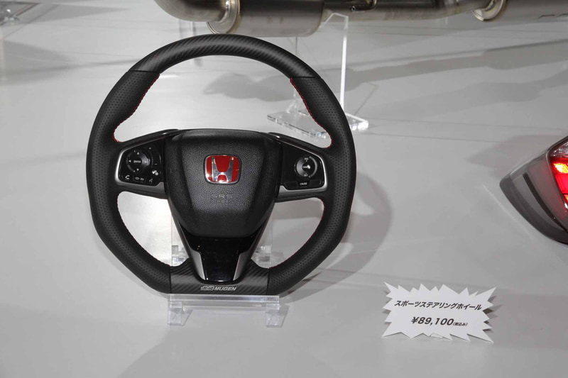 MUGEN Parts For CIVIC TYPE R　スポーツステアリングホイール：8万9100円