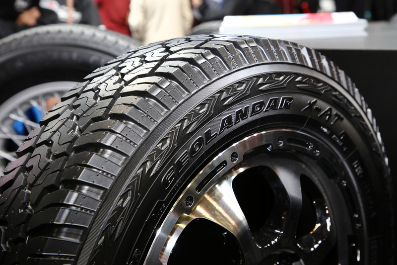 サイズラインアップが拡充される「GEOLANDAR X-AT」「GEOLANDAR M/T G003」「PARADA P03」。ホビータイヤは各ブランドで支持を集めていて、要望によってサイズラインアップを増やしている