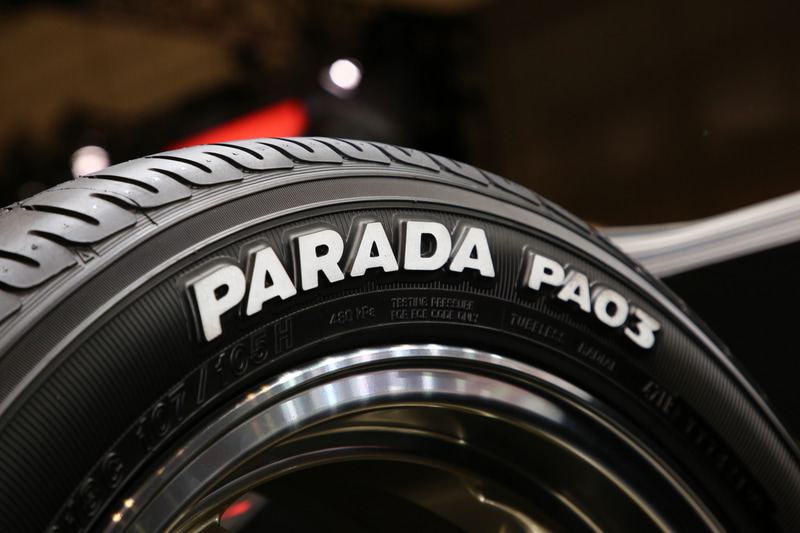 サイズラインアップが拡充される「GEOLANDAR X-AT」「GEOLANDAR M/T G003」「PARADA P03」。ホビータイヤは各ブランドで支持を集めていて、要望によってサイズラインアップを増やしている