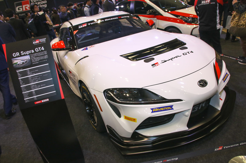 GAZOO Racingブースに展示されていたスープラGT4
