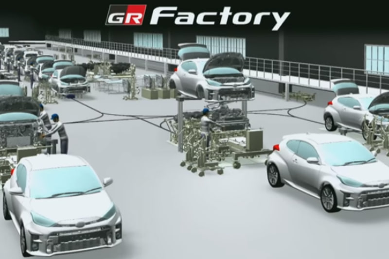 新型車「GRヤリス」を生産する「GRファクトリー」。セル生産＋AGVによる作り手の意思がこもった多品種少量生産を実現する