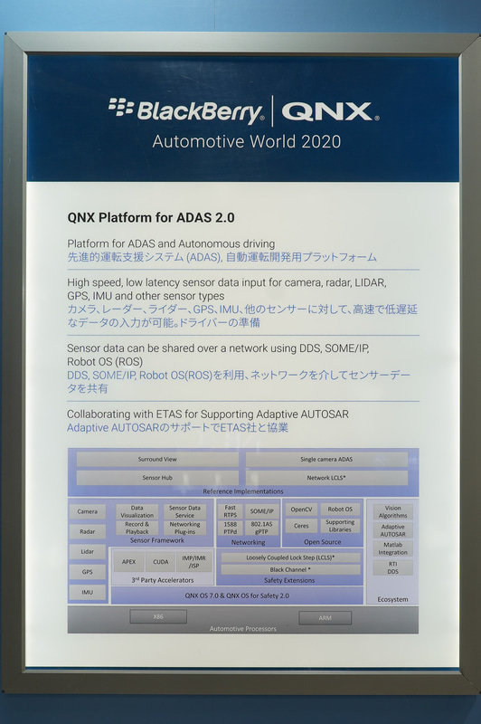 オートモーティブ ワールドでの展示の説明