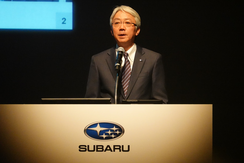 安全に対する思いを語り、スバルの今後を示す株式会社SUBARU 代表取締役社長 中村知美氏