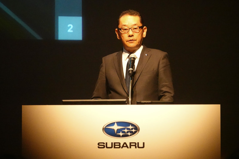 スバルの技術について詳細な説明を行なった株式会社SUBARU 取締役専務執行役員 CTO 大拔哲雄氏