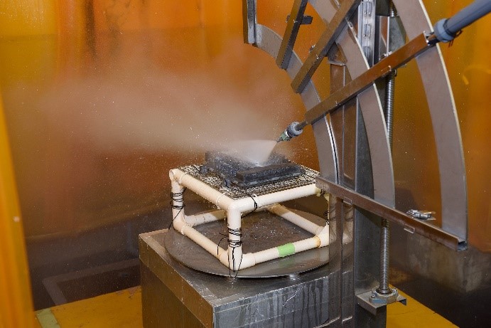 JAB認定を取得した「耐水性試験」